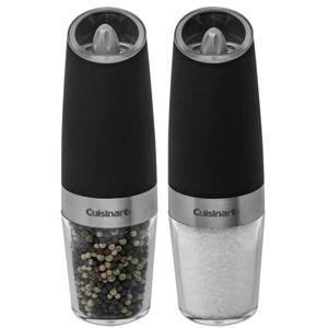 Cuisinart CSS-2424 Gravity Salt and Pepper Spice Mill with Blue LED Light, 2/3 Cup Capacity