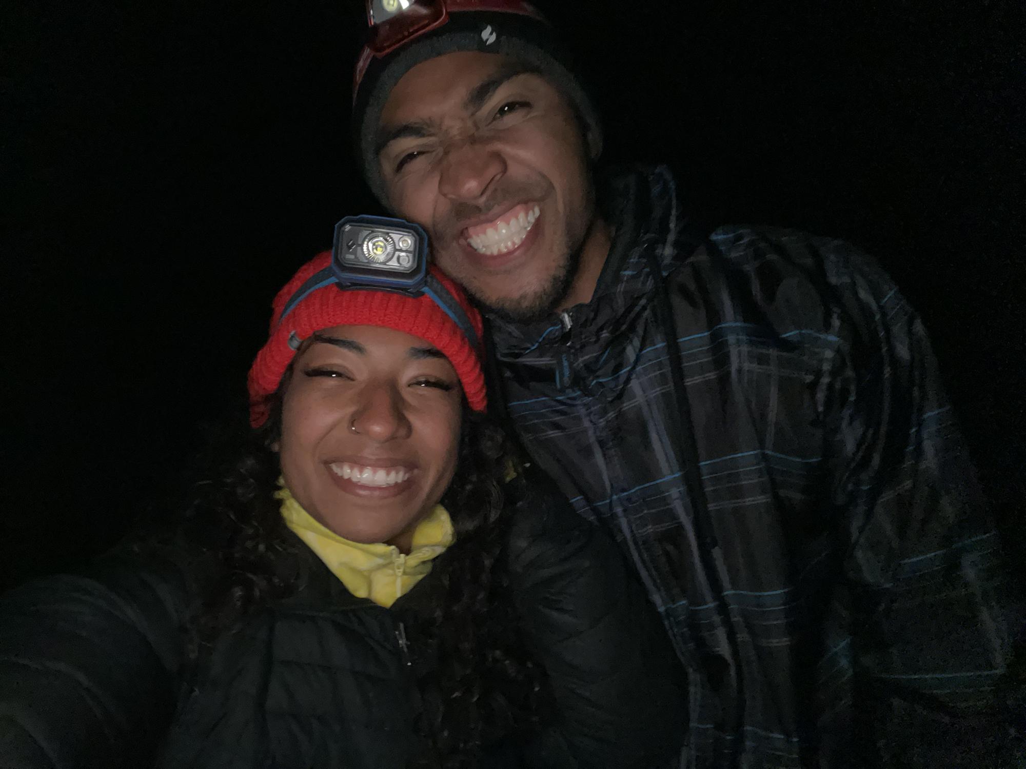 We both enjoy the quietness of night and seeing how bright the stars are whenever we are out in nature!