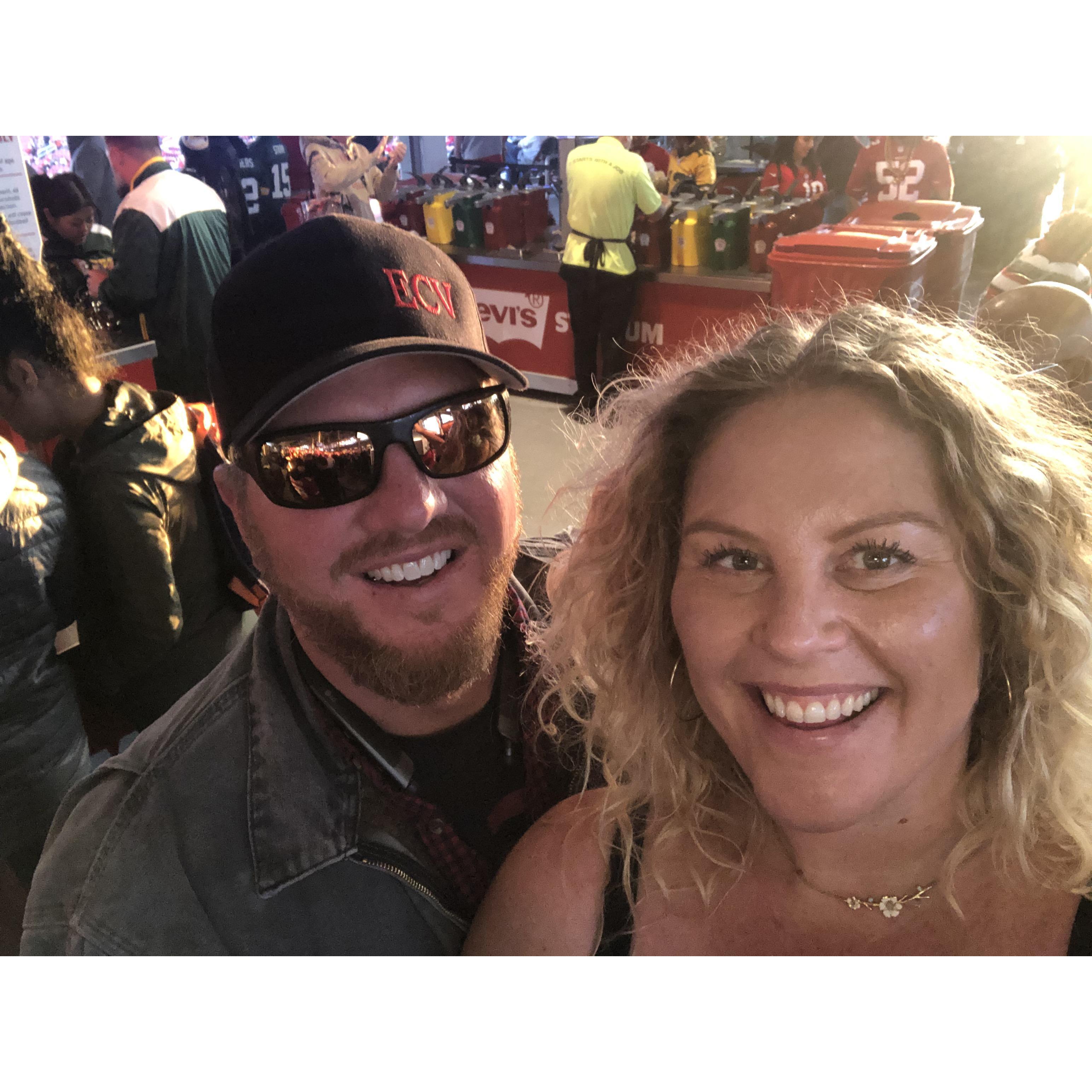 49er game, November 2019