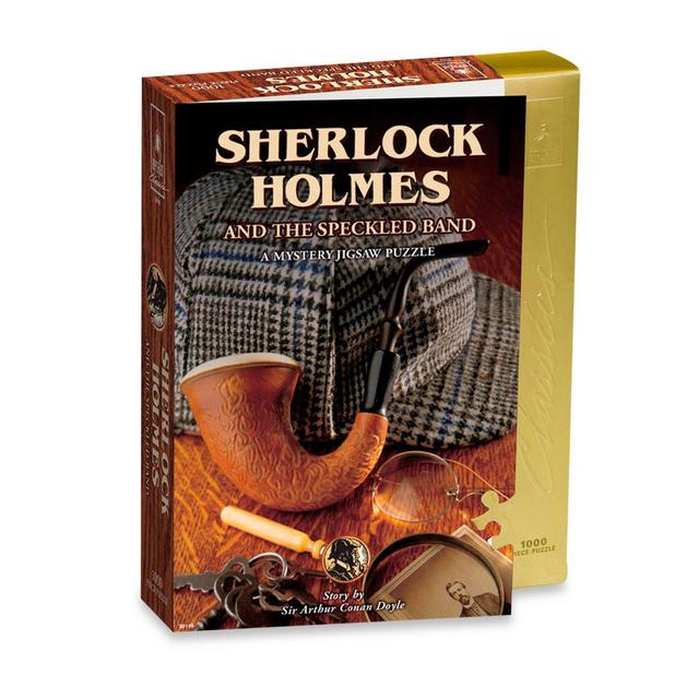 Sherlock Holmes and The Speckled Band 1000-Piece Mystery Jigsaw Puzzle