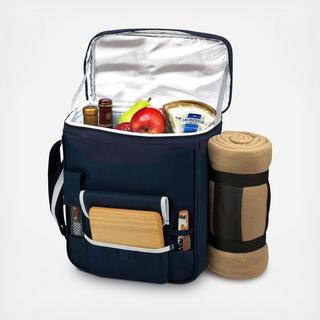 Wine and Cheese Picnic Cooler with Blanket