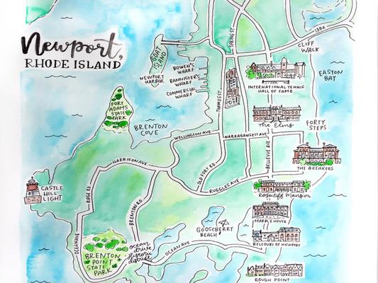 Map Of Newport Mansions Gabriela Amadeo And Evan Tegtmeier's Wedding Website