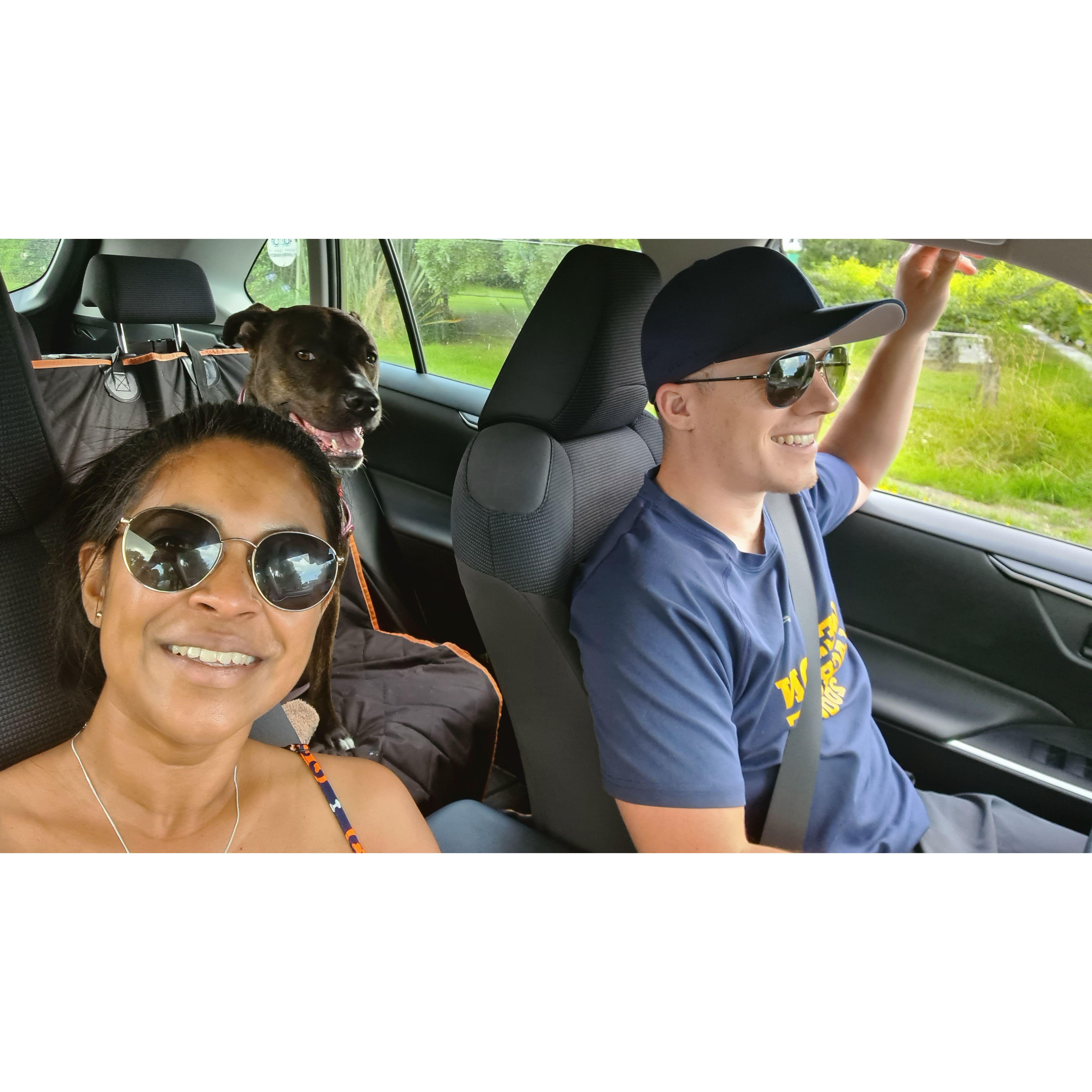 Weekend road tripping with Jessie - our favourite!