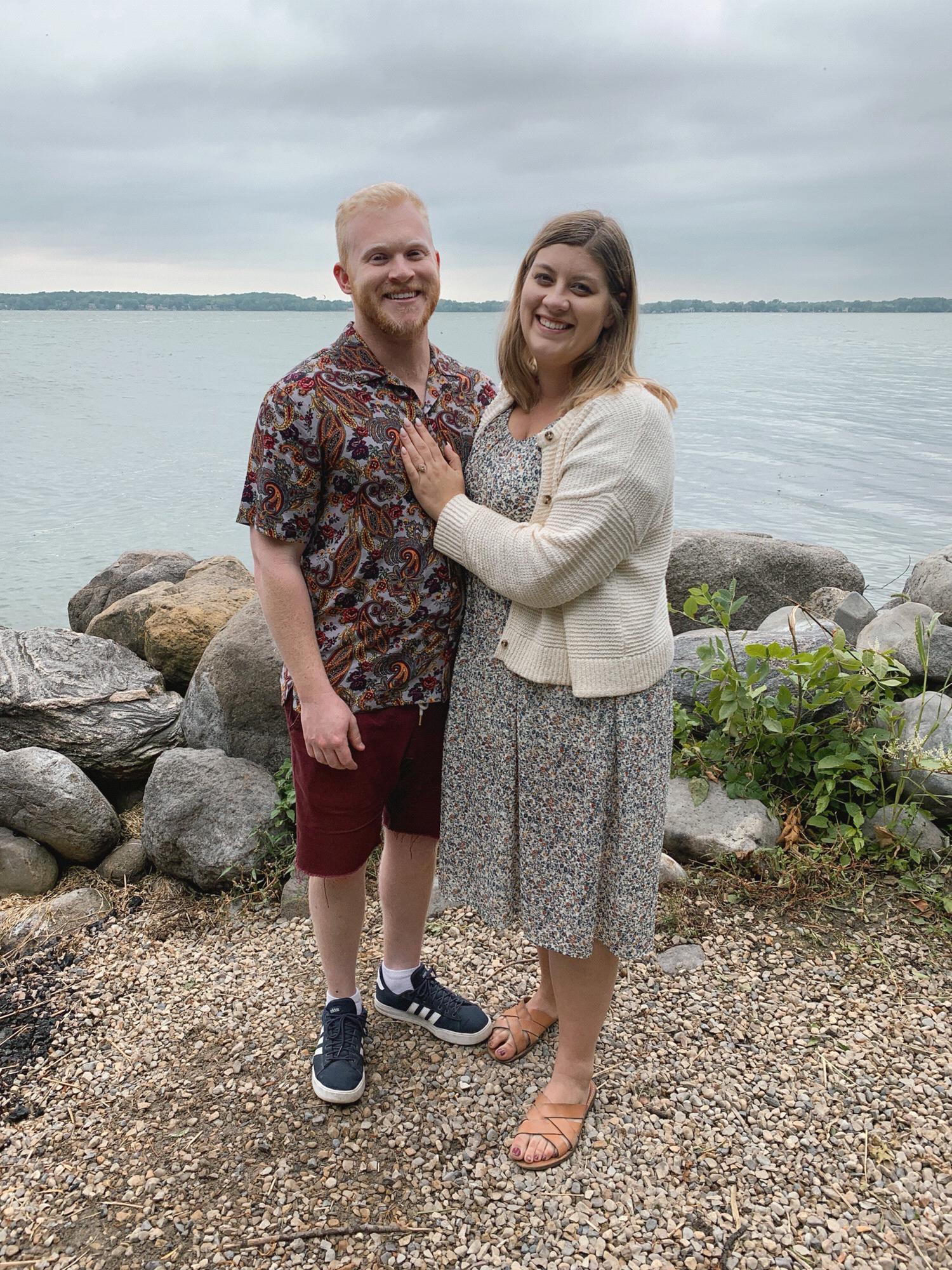 Taken right after we got engaged!
