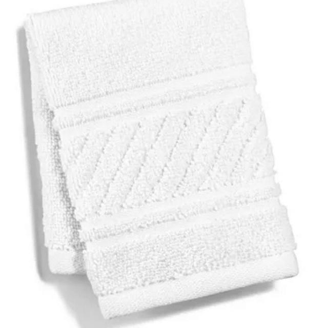 13" x 13" Spa Washcloth, Created for Macy's. Meringue