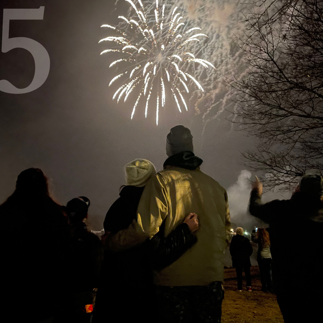 Ringing in the new year together!