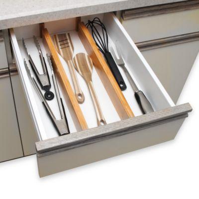 Lipper International Bamboo Drawer Dividers (Set of 2)