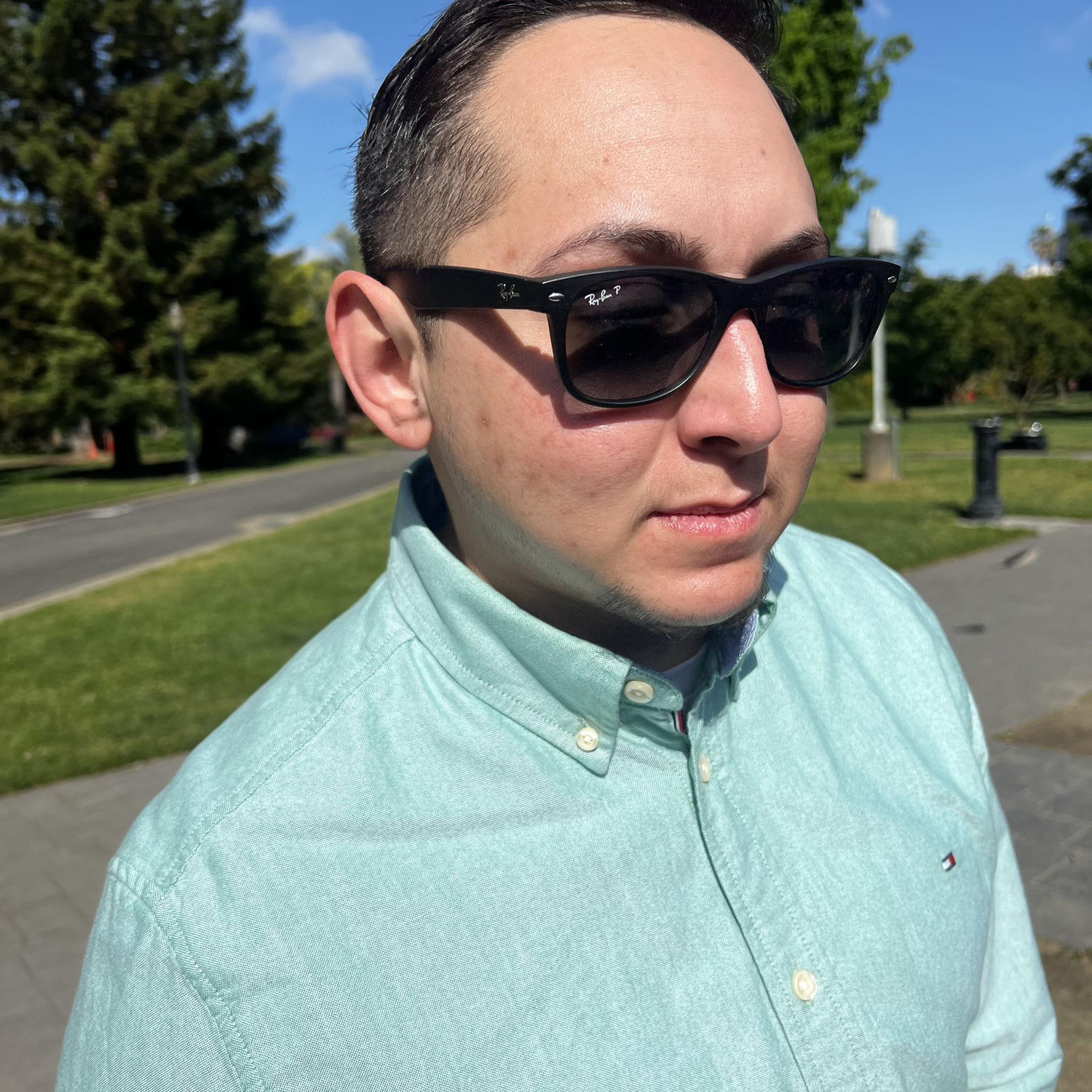 I took this about 5 minutes before he proposed! i was wondering why he was making this face!