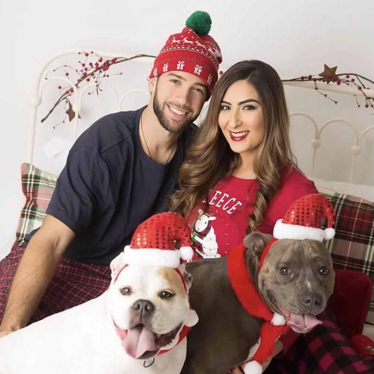 Our little family on Christmas