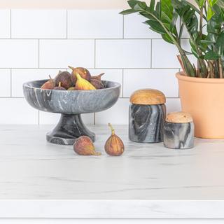 Marble Footed Pedestal Bowl