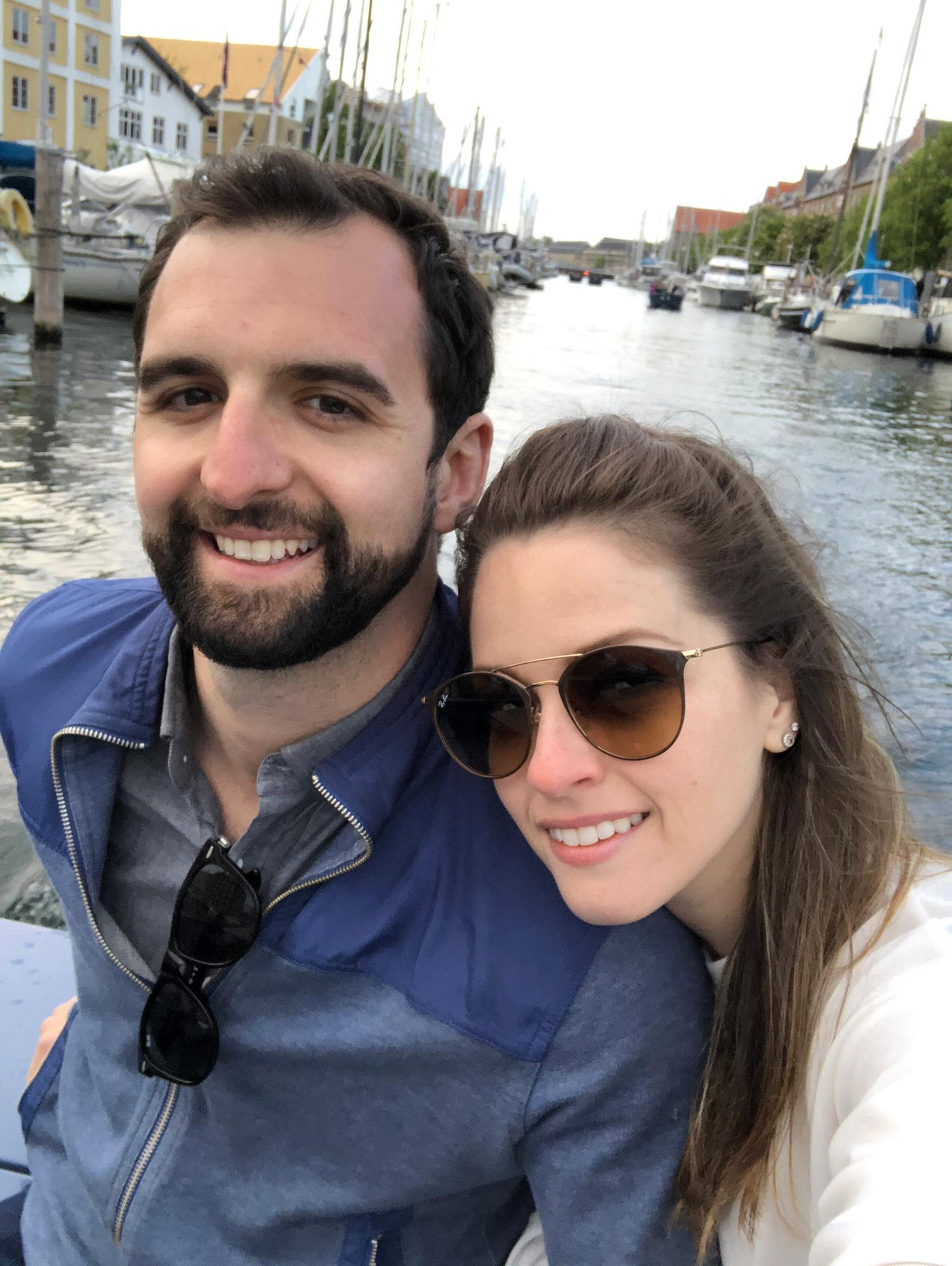 Great memory of a crazy boat adventure! First Emma could not figure out how to steer, spinning us in circles in the middle of the canal, and then the boat lost power and we crashed our way back