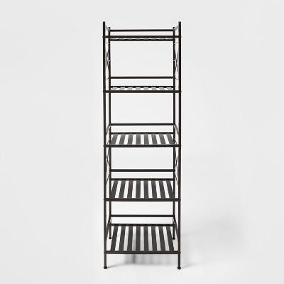 Square Tube 5 Tier Decorative Storage Cabinets Bronze - Threshold™