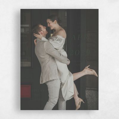 Evergreen Wedding Save the Date - Rosamund Photo