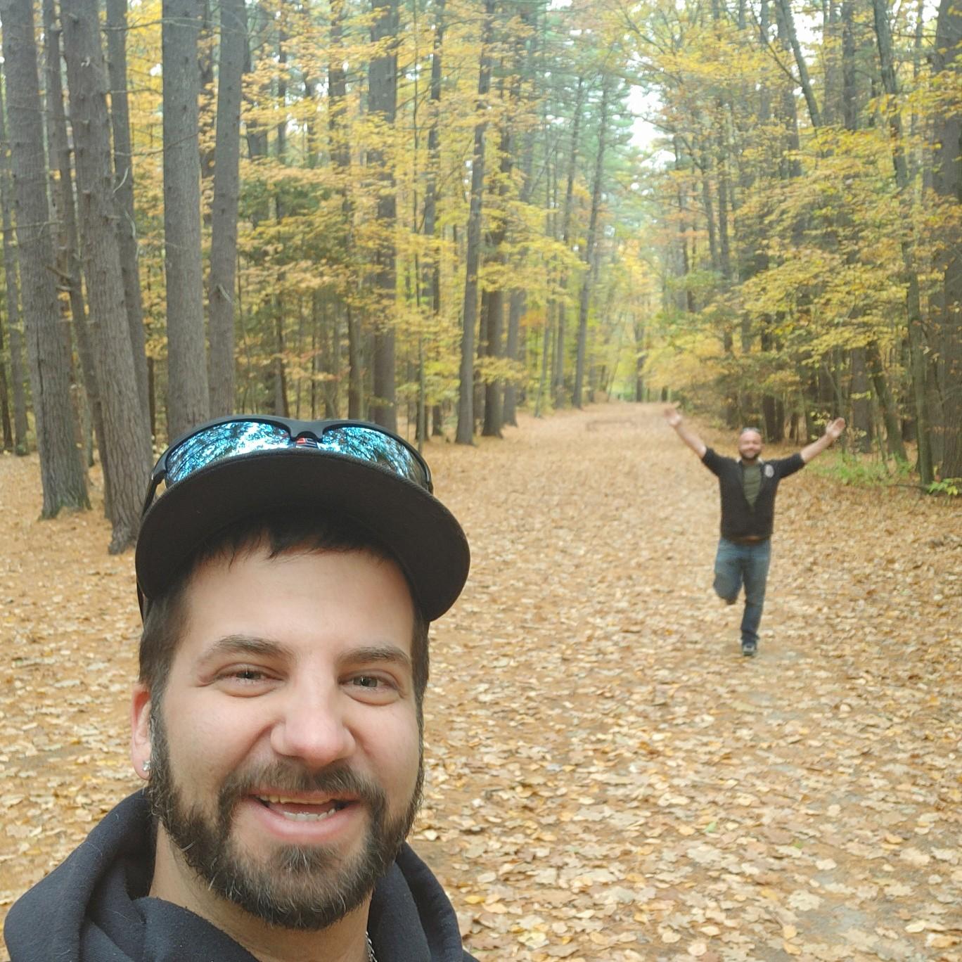 Oct. 23, 2022 - We enjoyed an autumn walk at Mines Falls Park in Nashua, NH.