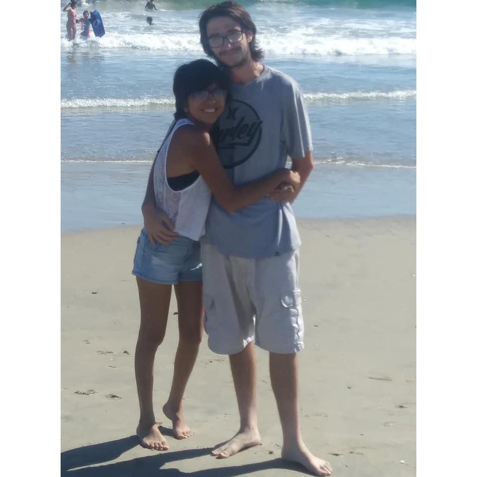 When my hair was shorter than his. lol