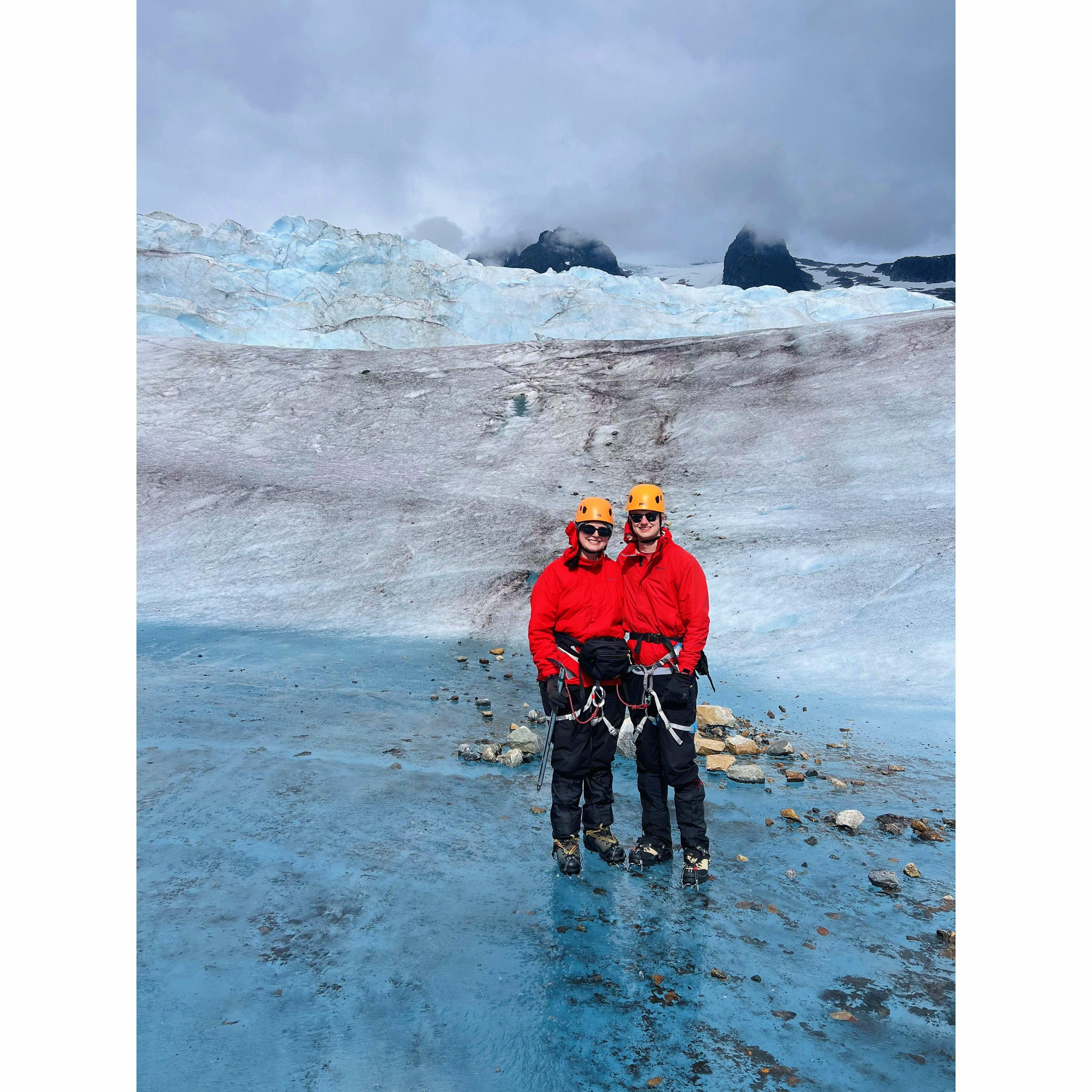 Mendenhall glacier in Alaska!