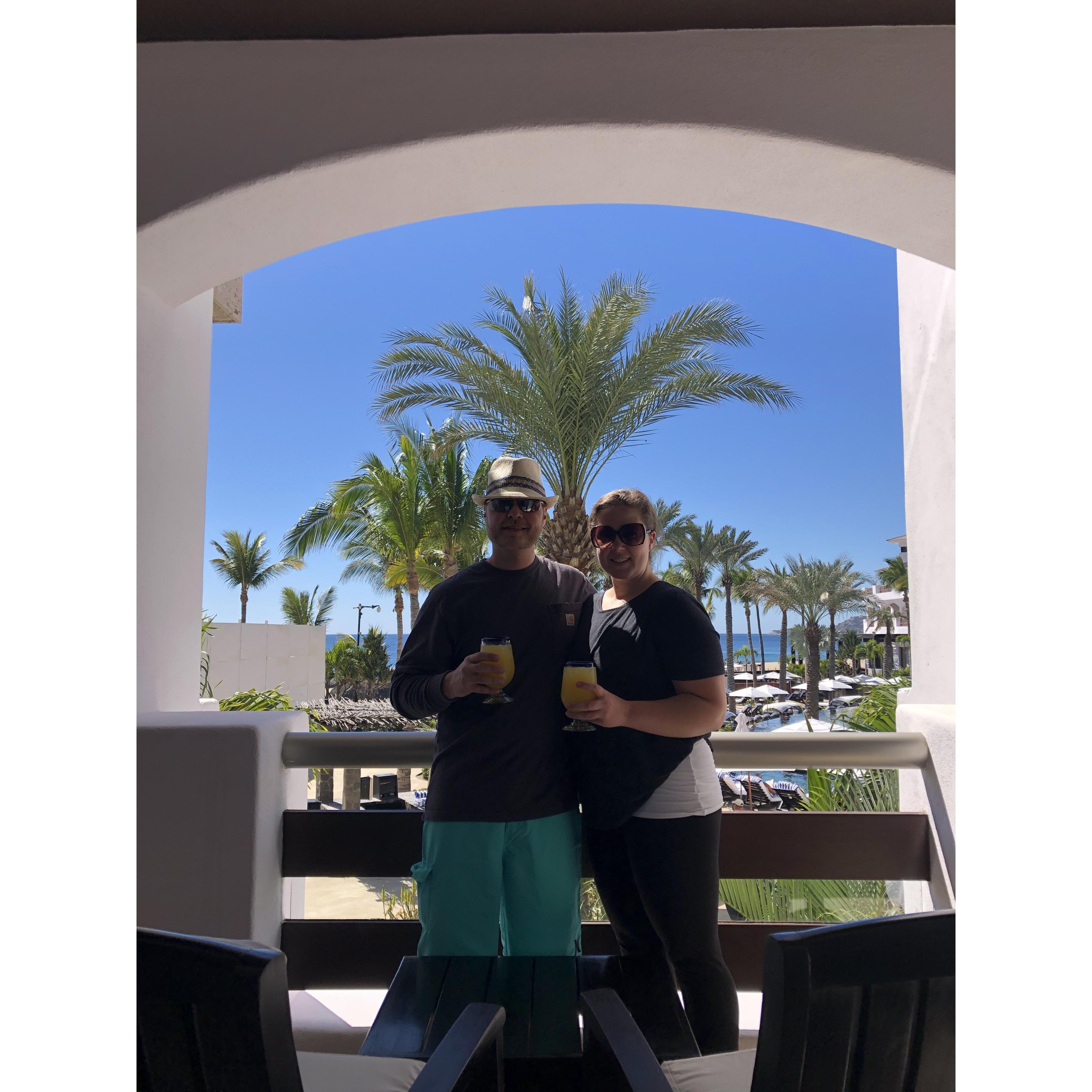 Mimosas in Mexico.