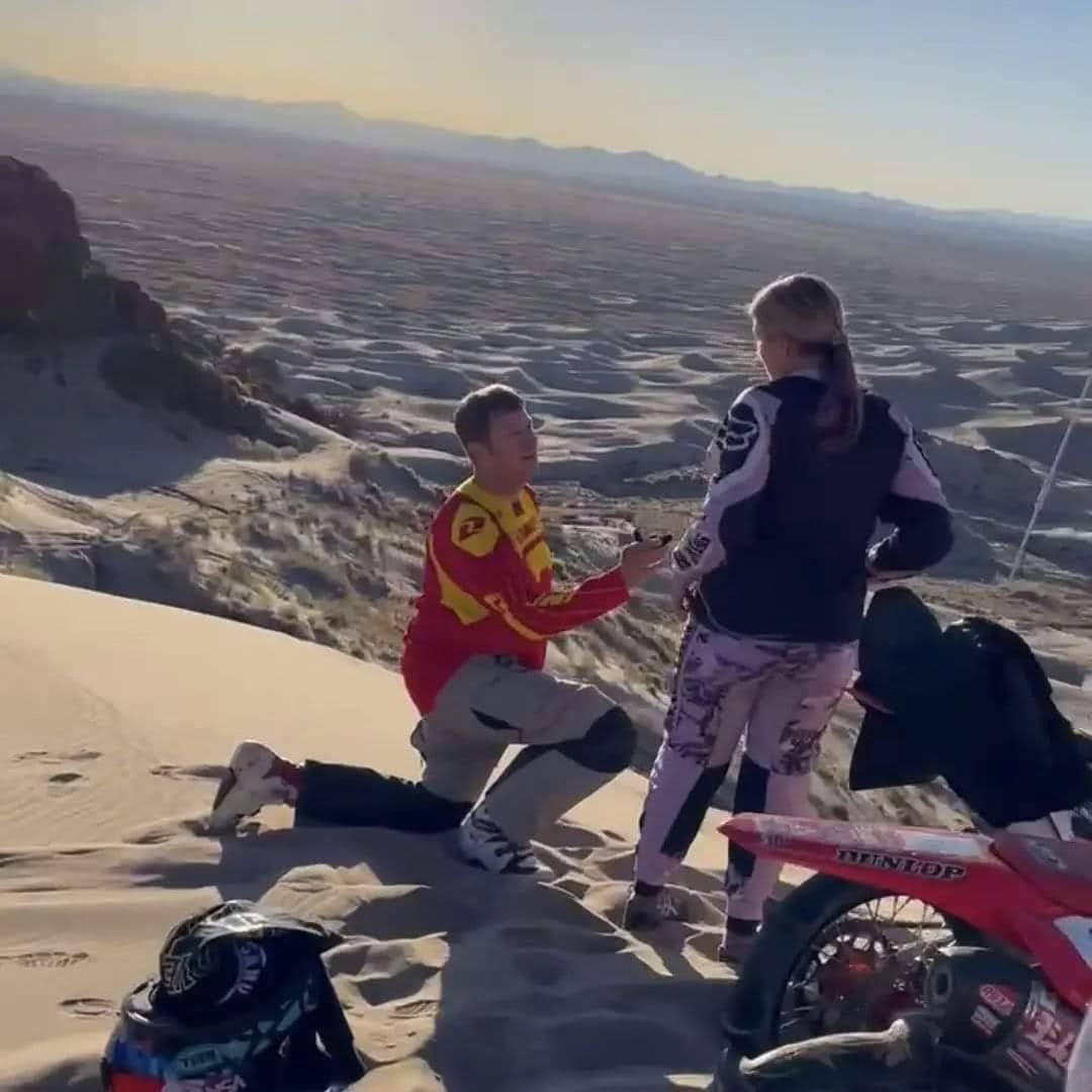 Wiley asking the big question at Sunset Point