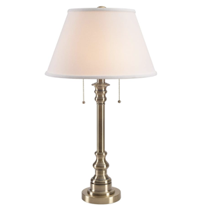 Kenroy Home 30437AB Spyglass Table Lamps, Large, Antique Brass