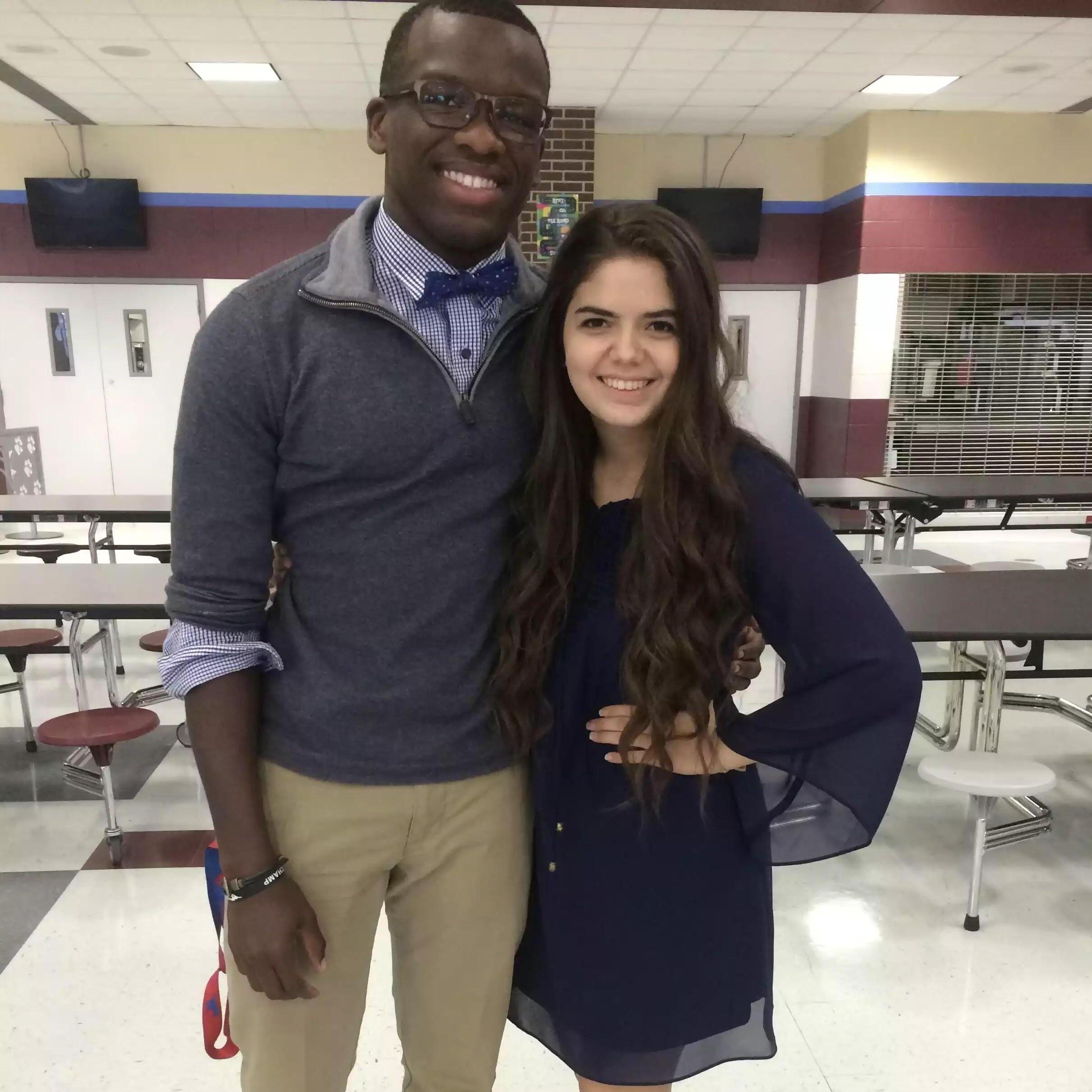 We had to get dressed up for every friday night lights for football and dance respectively, so we have a lot of cute pictures!! yippee!