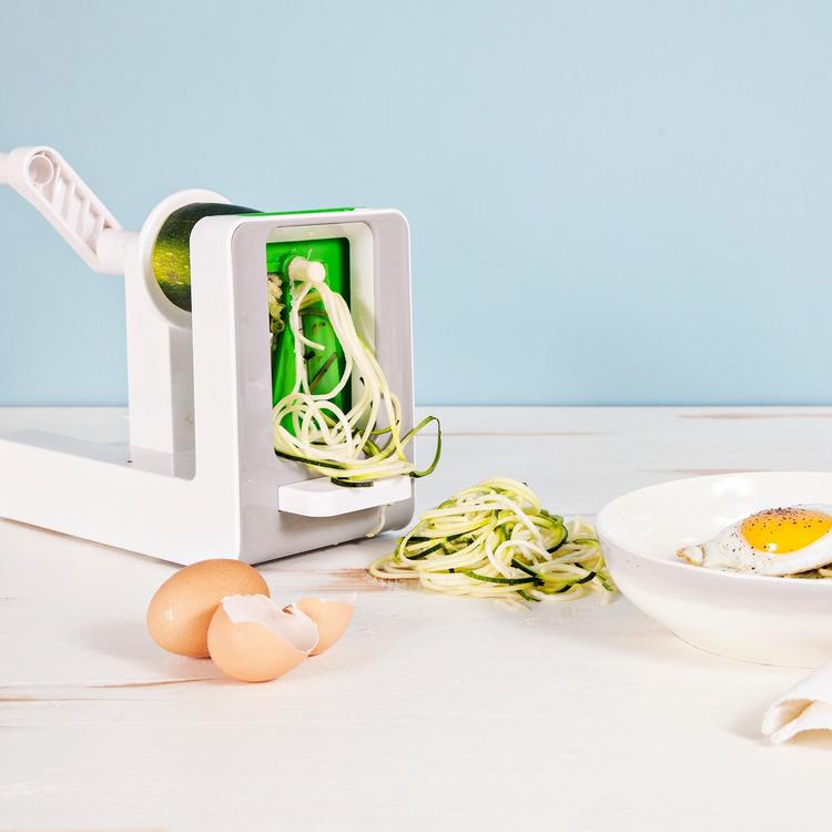 Metal Vegetable Spiralizer 3 Blades Potato Slicer Noodles and Curly Chips  Maker Cabbage Carrot Grater Kitchen Accessories
