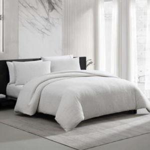 Bark Texture Cotton Jacquard 3-Piece Duvet