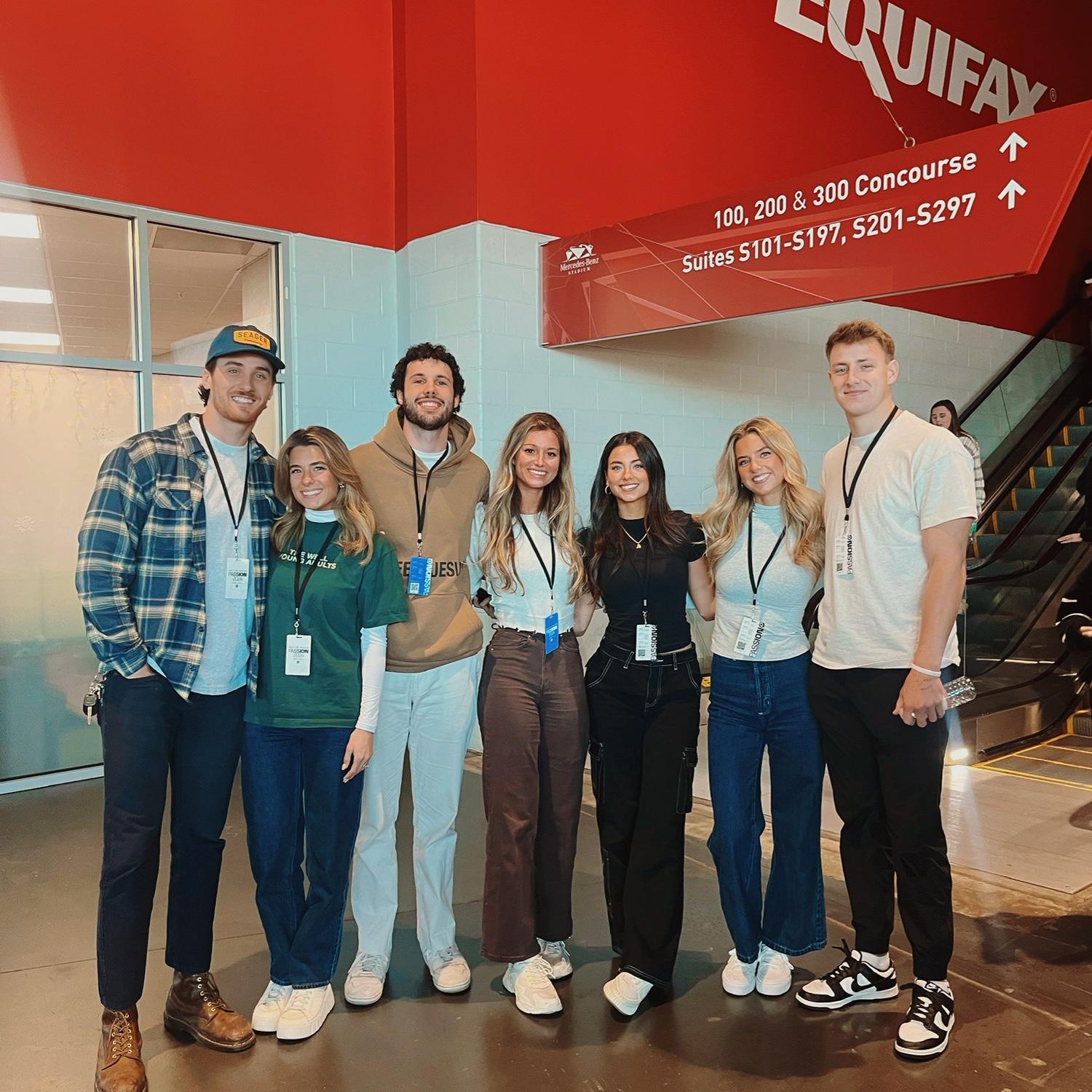 1/4/2025- Photo from Passion Conference at Mercedes Benz Stadium, in Atlanta, Georgia with friends.
