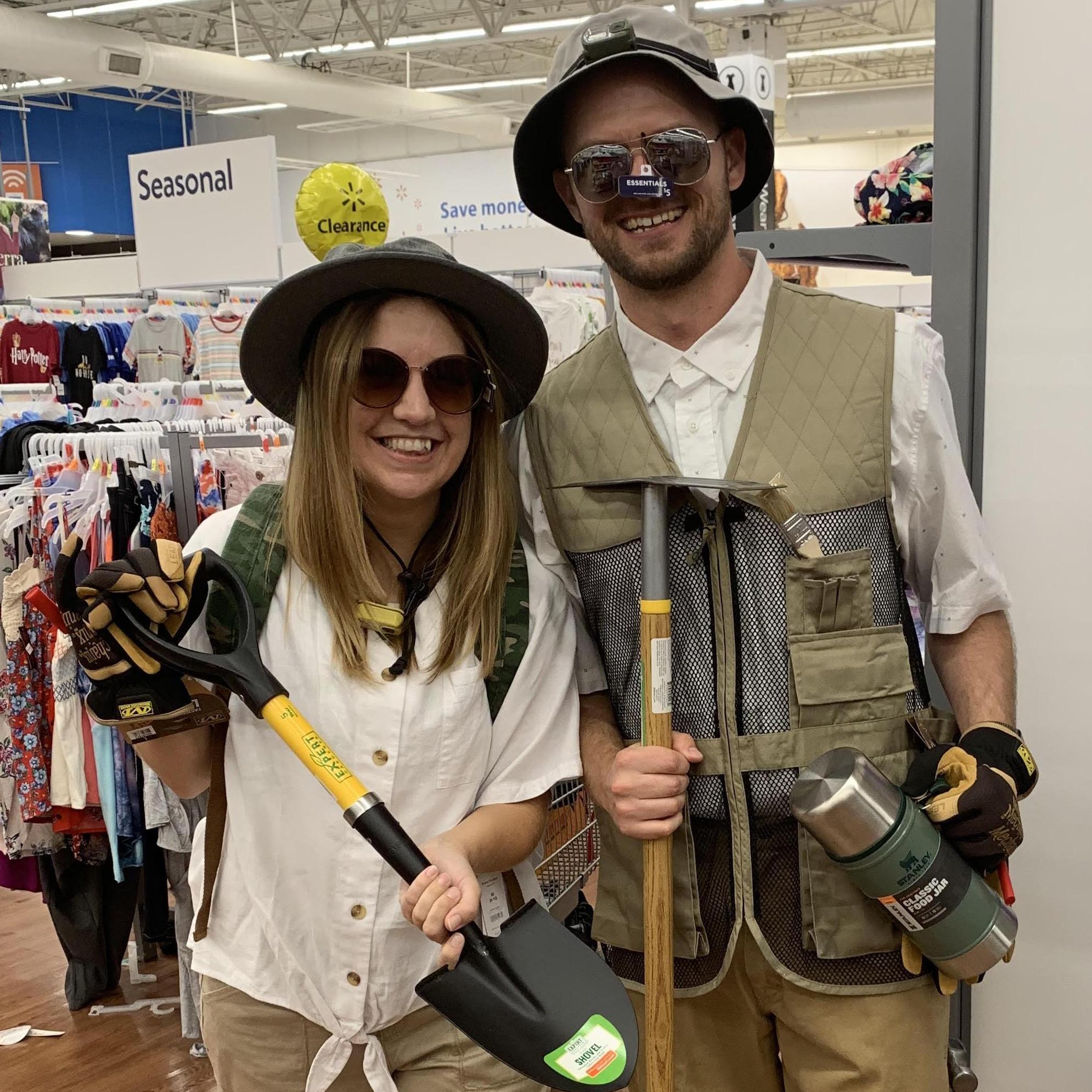 Our first picture together - taken at Walmart during the MOST FUN date that Jordan planned.