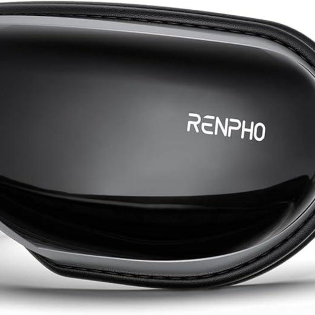 RENPHO Eye Massager with Heat, Birthday Gifts Eye Mask for Mom Dad Women Men Her Him, Heated Eye Mask, Eye Massager for Migraines with Bluetooth Music, Reduce Strain