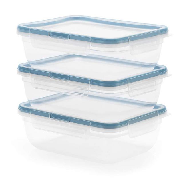 Snapware | Total Solution Store More Set for Food Storage | 8-Cup Clear Containers with Lids, 10 Pieces | Airtight, Leak-Proof Lids | Limited Lifetime Warranty | BPA Free