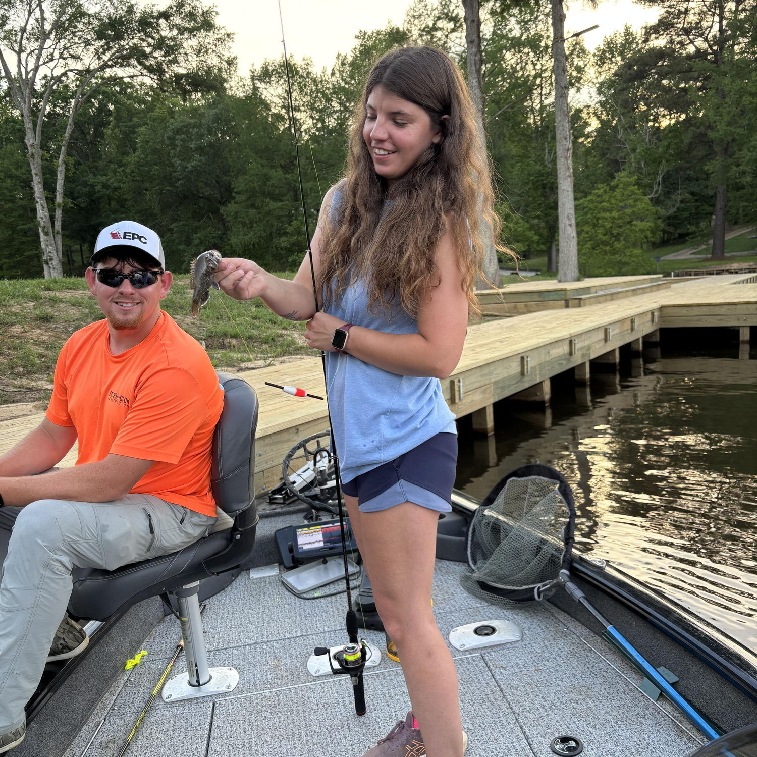 First fishing trip together