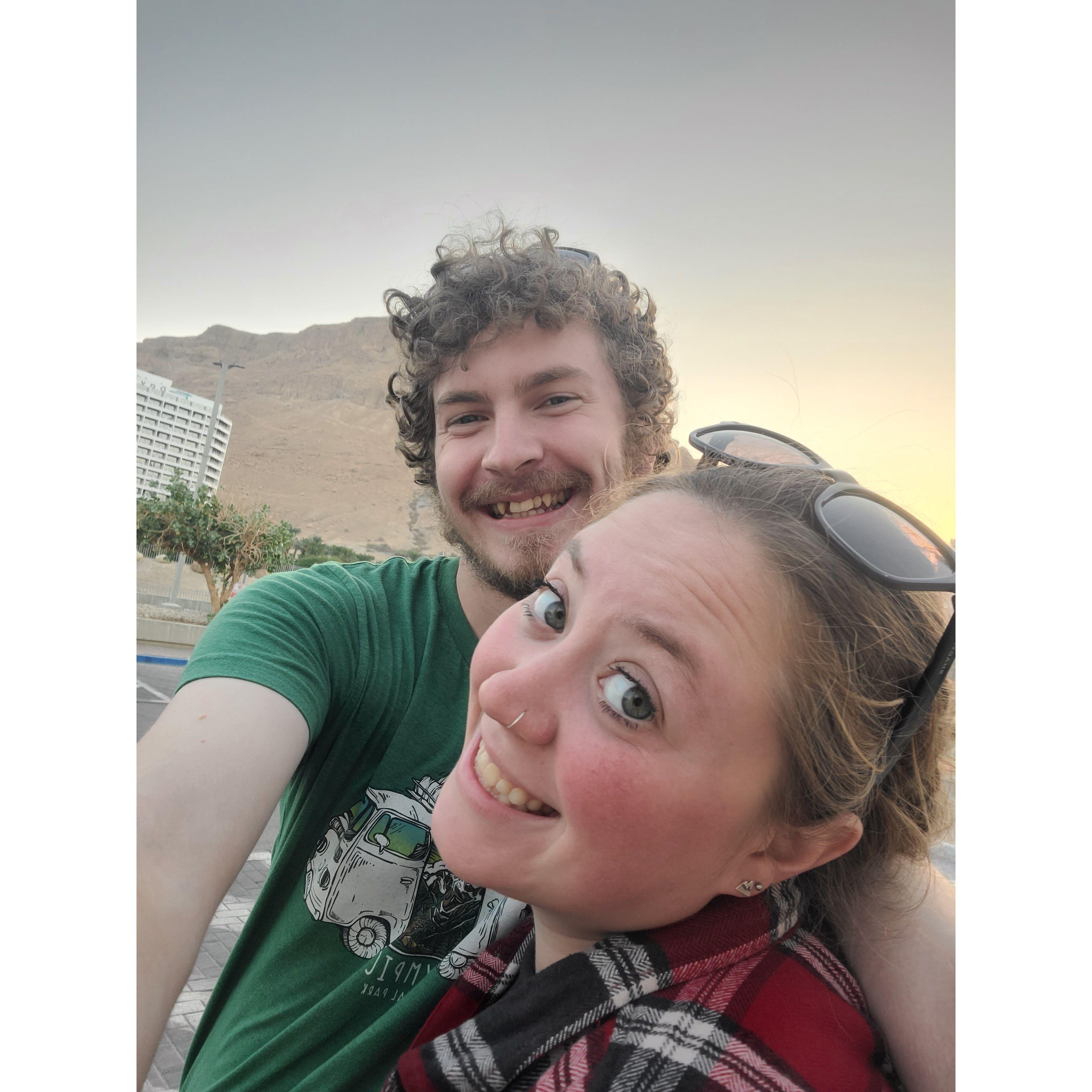A fun photo coming back from a trip to Timna National Park