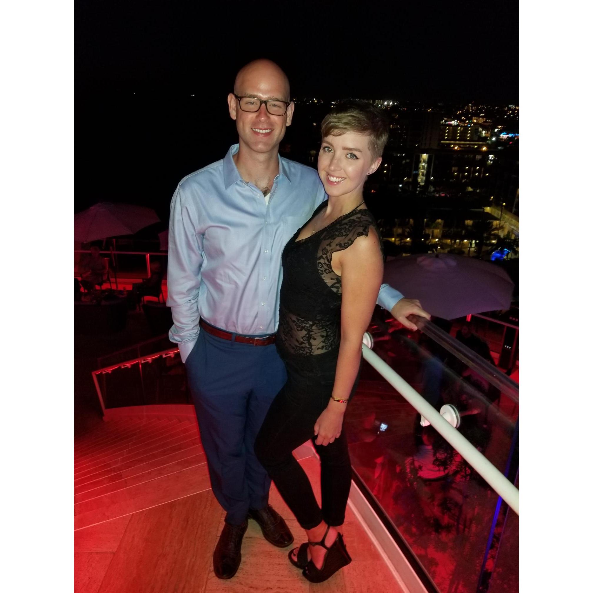 Celebrating our 5 year anniversary in St. Pete Beach, FL 10.2018