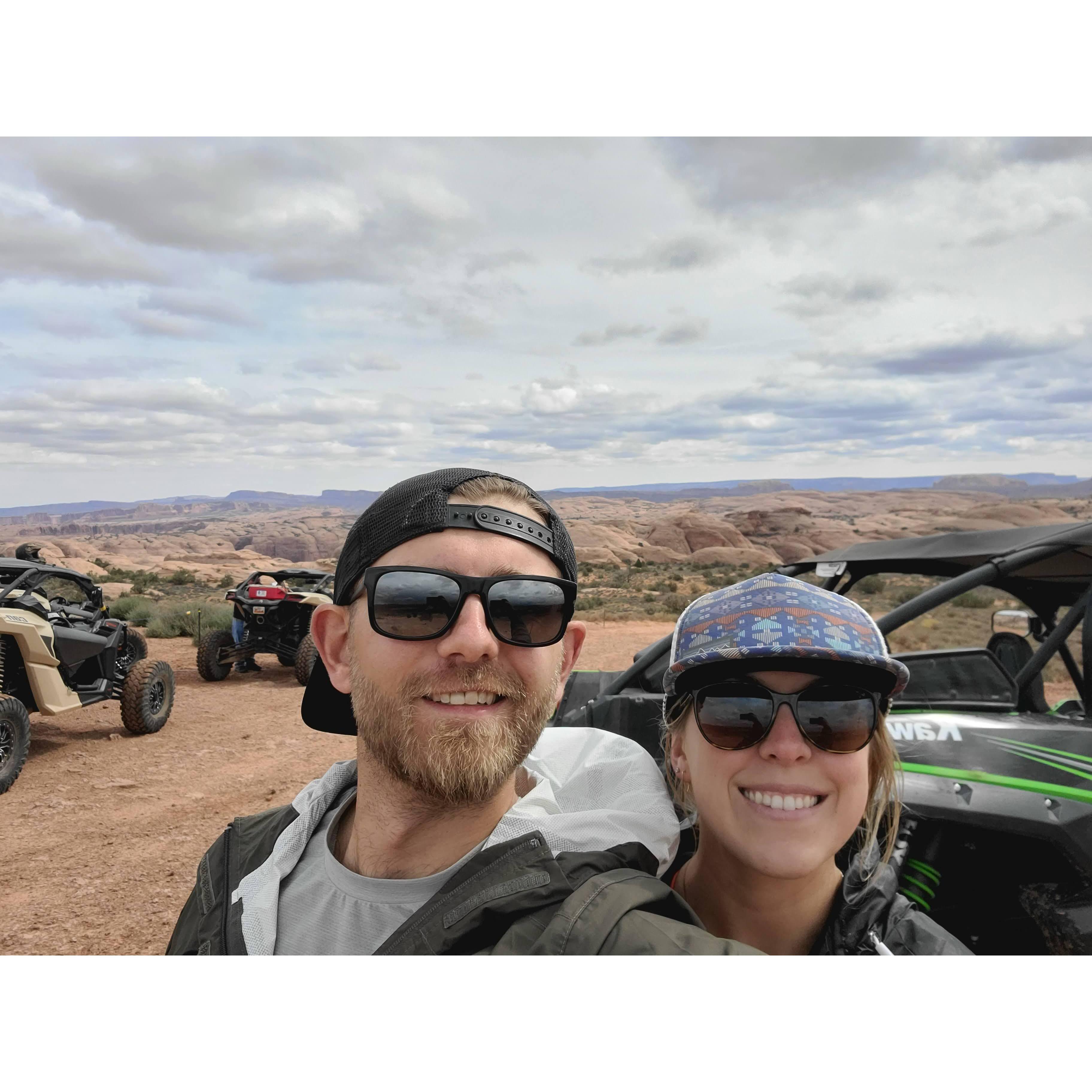 UTV-ing in Moab, UT