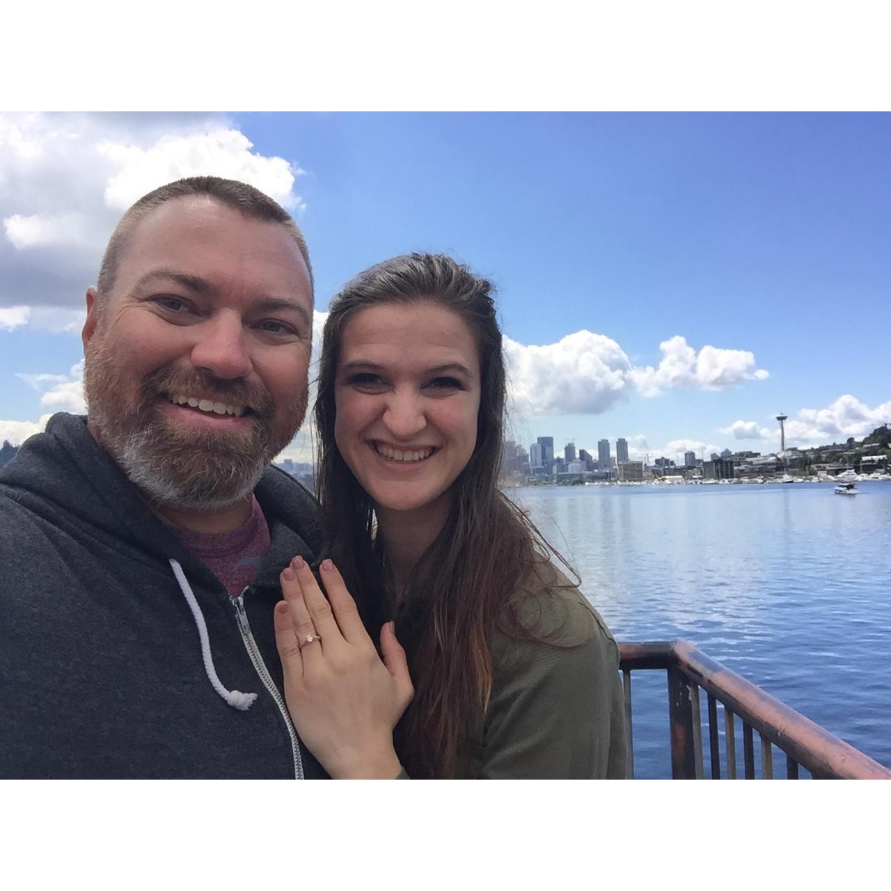 She said yes!
