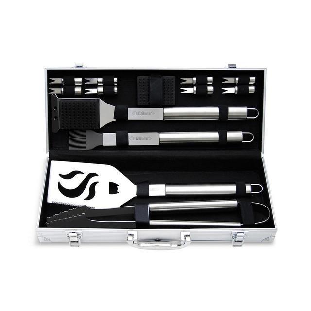 Cuisinart Deluxe Stainless-Steel Grill Set 14-Piece
