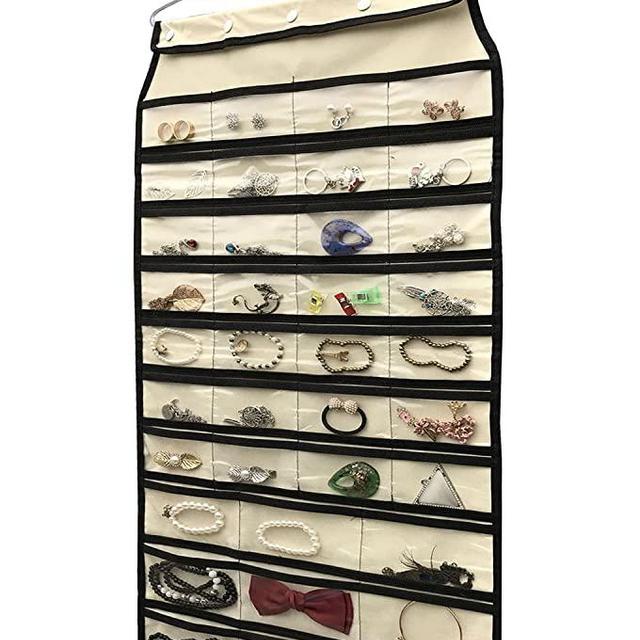 BB Brotrade Hanging Jewelry Organizer,Accessories Organizer,Pocket Organizer for Holding Jewelries