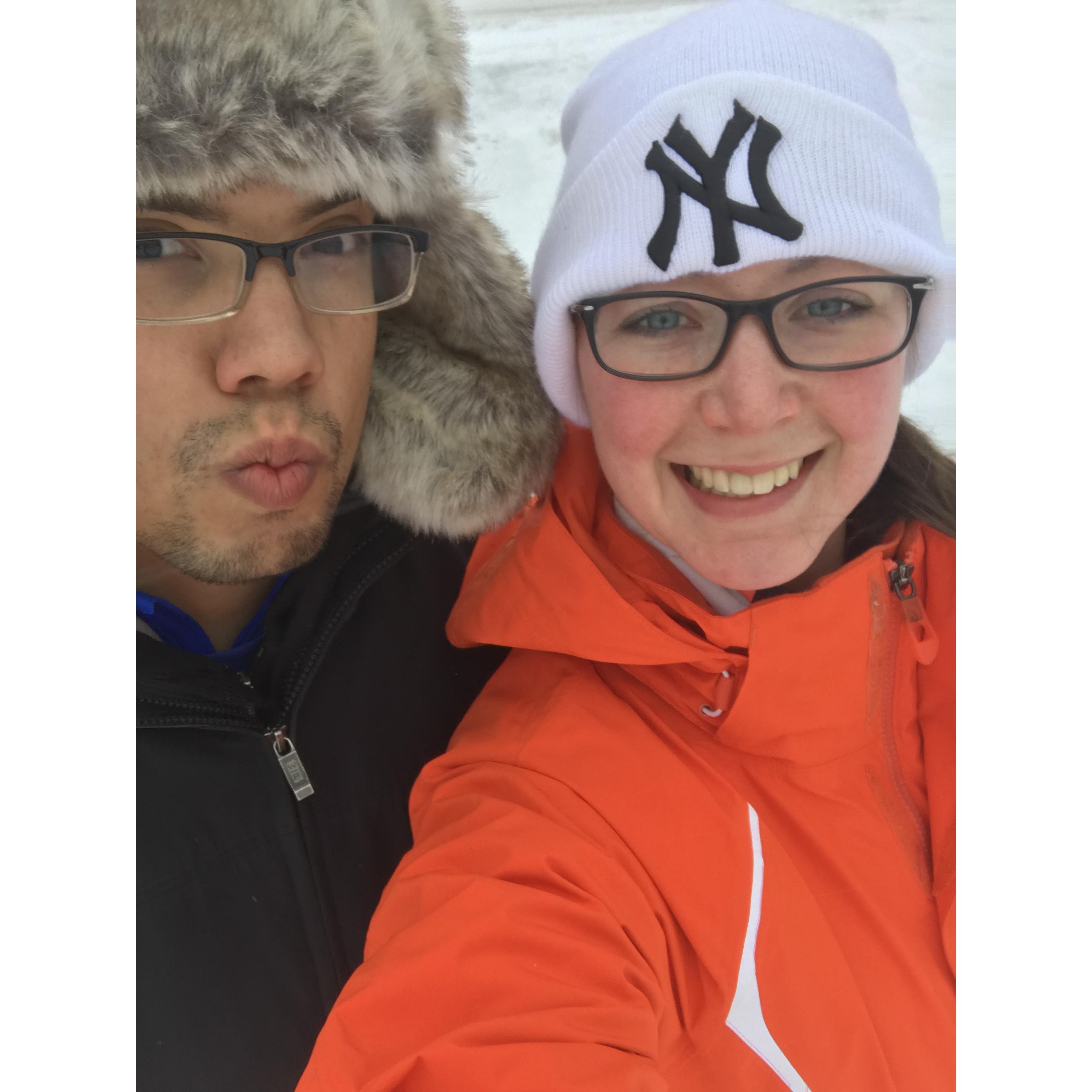 Bobs first ski trip