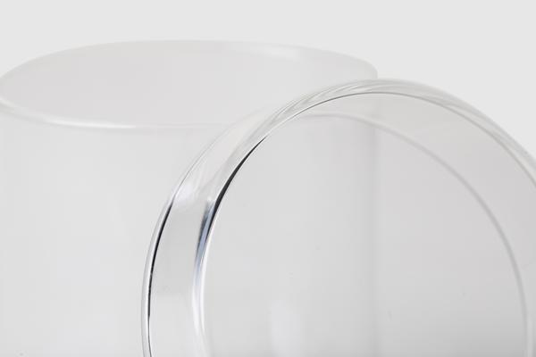 Small Glass Storage Container with Lid