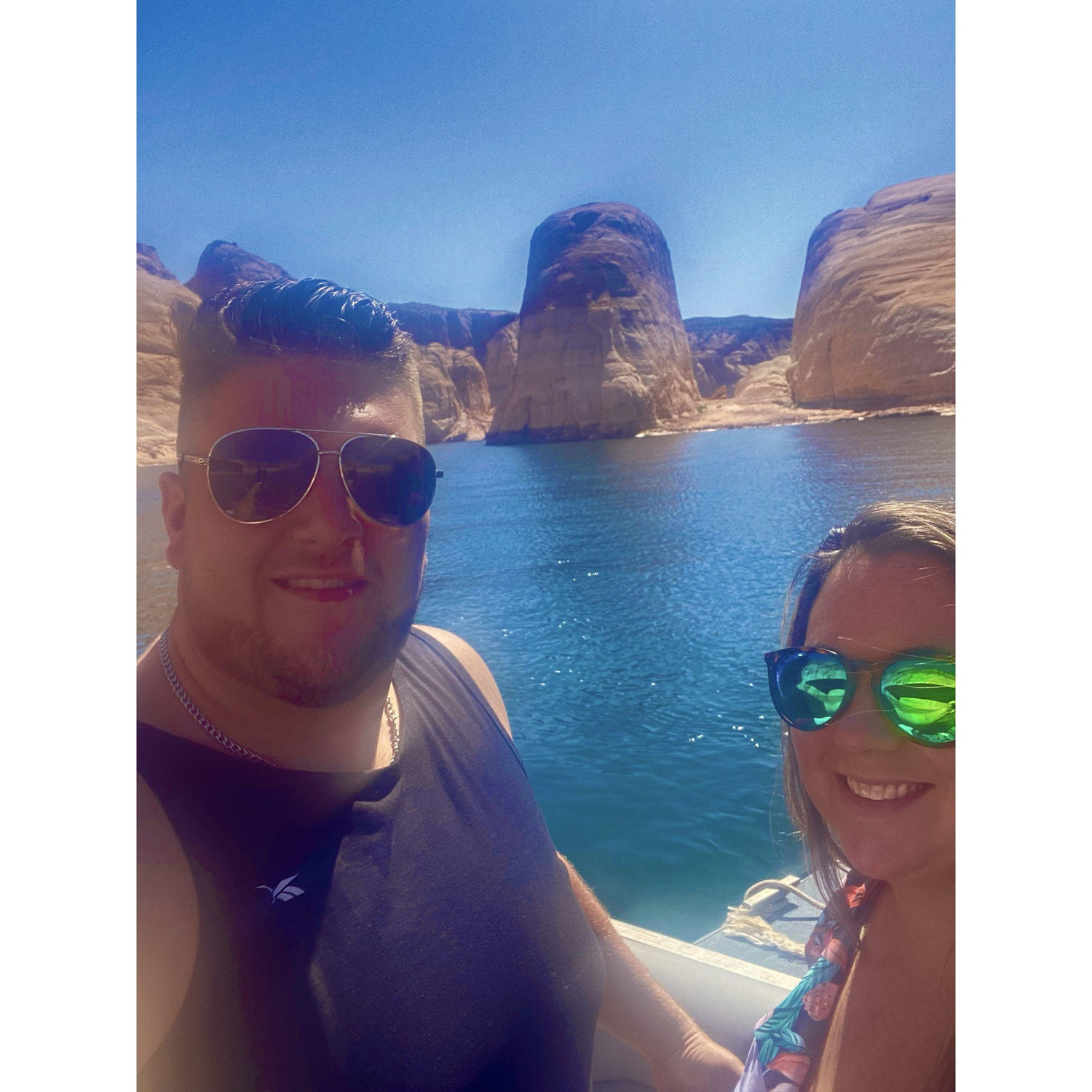Boating on Lake Powell