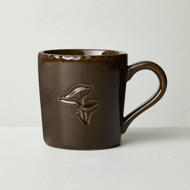 14.5oz Mushroom Ceramic Mug Forest Brown - Hearth & Hand™ with Magnolia