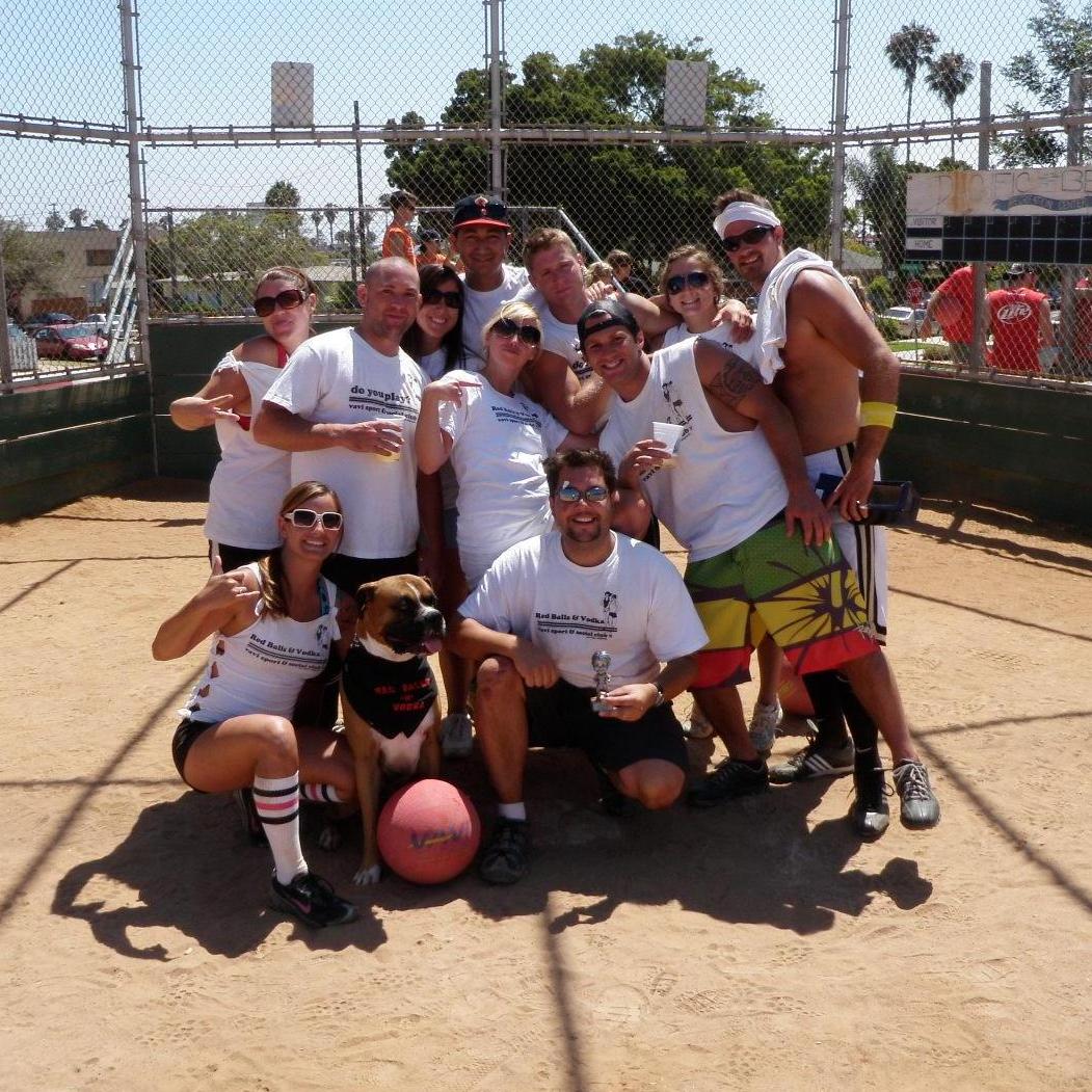 The Ol' kickball days. Red Balls and Vodka made history and still holds the record for the most consecutive wins.