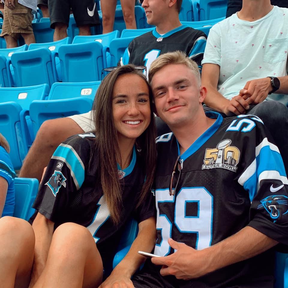 First of many Panthers Games together - Oct. 2019.