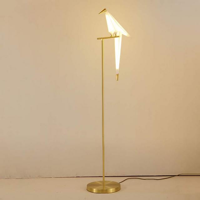 62 Inch Modern Floor Lamp Gold
