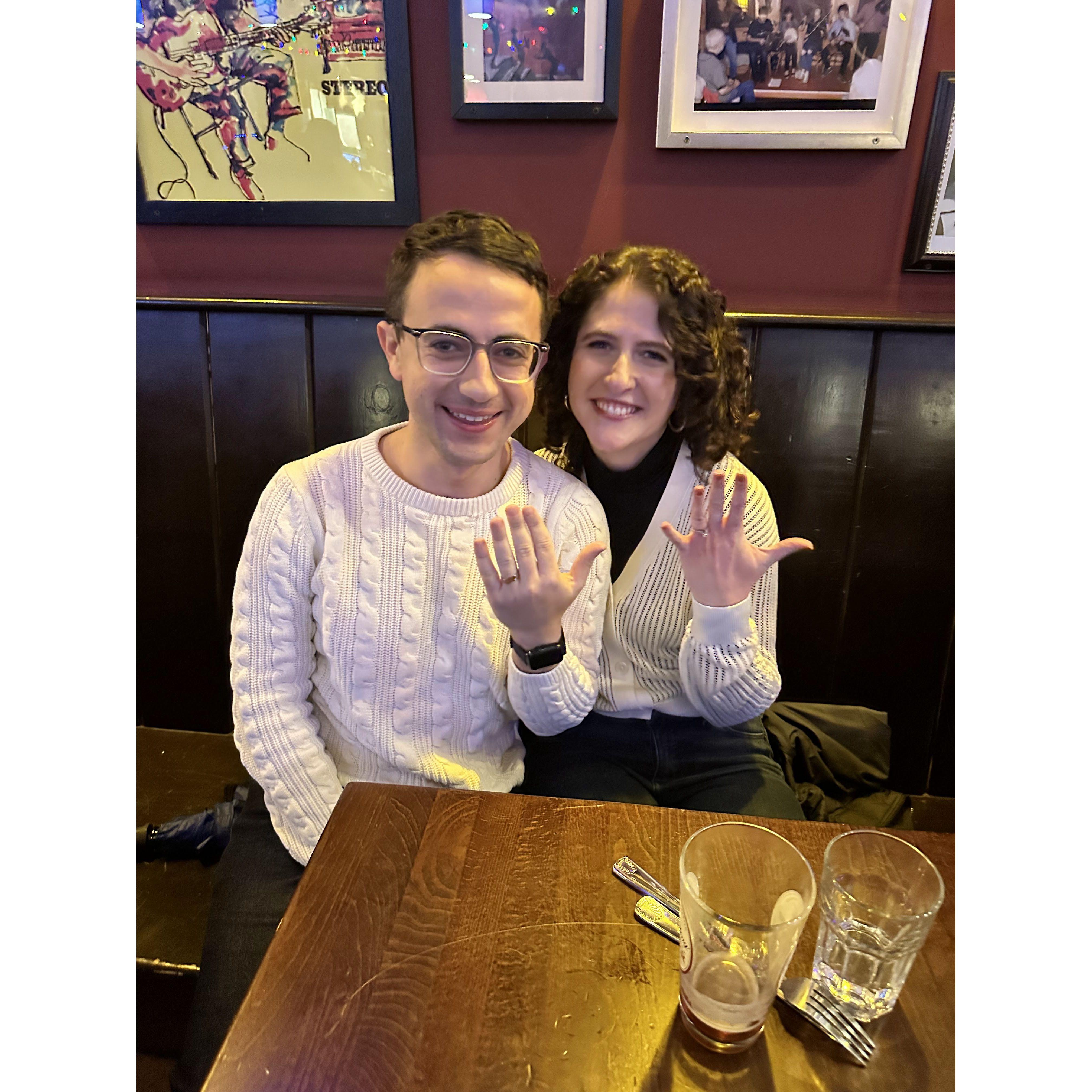 Danielle's proposal to Matt - November 2024