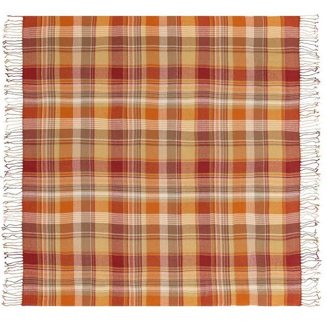Newton Plaid Acrylic Table Throw