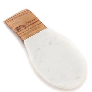 Southern Living Marble & Acacia Wood Spoon Rest