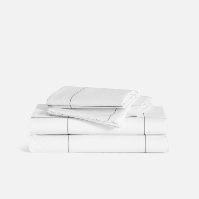 Luxe Core Sheet Set, Queen, Window Pane