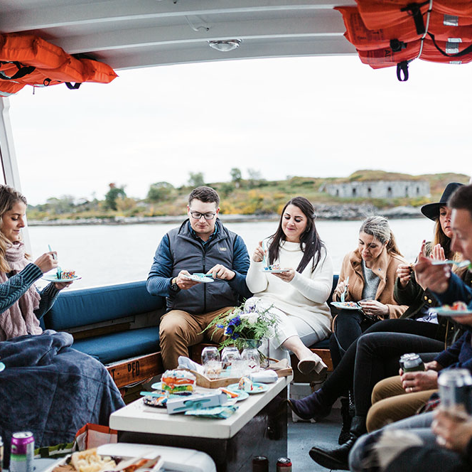 Casco Bay Custom Charters "Treat yourself to the best Maine has to offer, including sightseeing, locally sourced food and drink, and unsurpassed customer service. Easiest and best Maine experience"