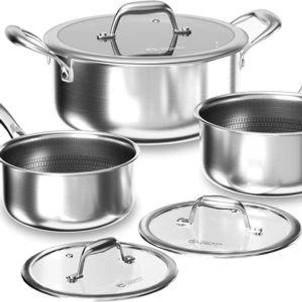 COOKER KING Stainless Steel Pot Set